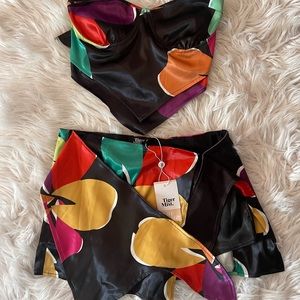 Tiger mist matching skort set